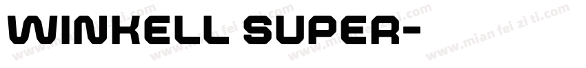 winkell super字体转换